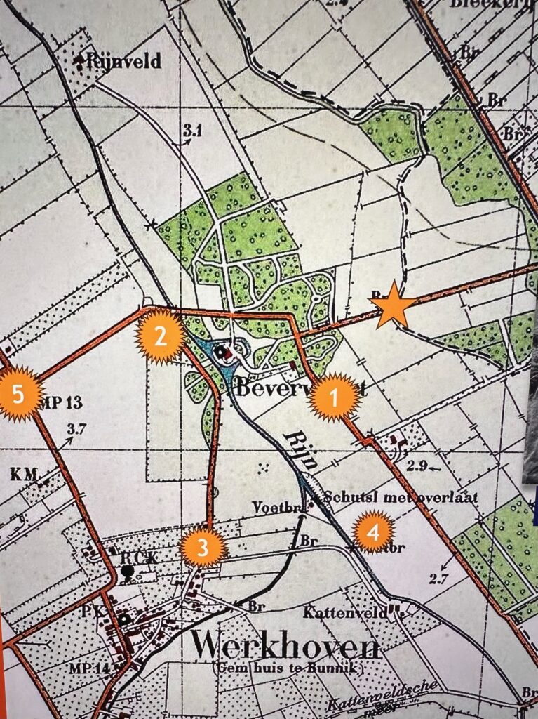 overzicht kaartje getuigen